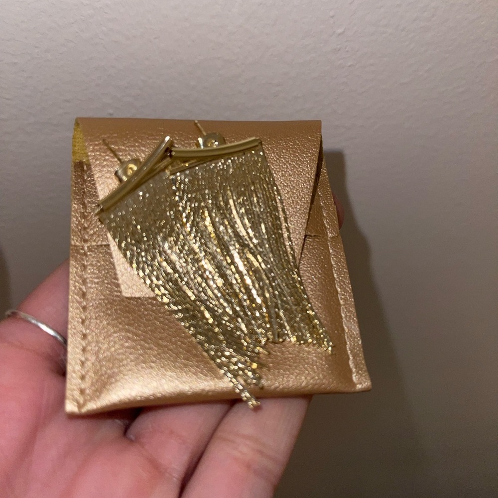 Gold Fringe Earrings